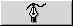 Button showing a pen with a curve