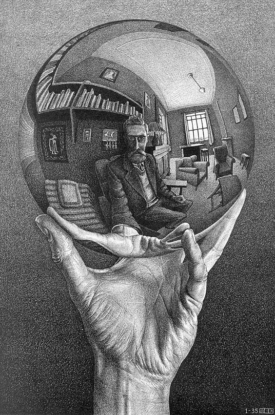 Hand with Reflecting Globe