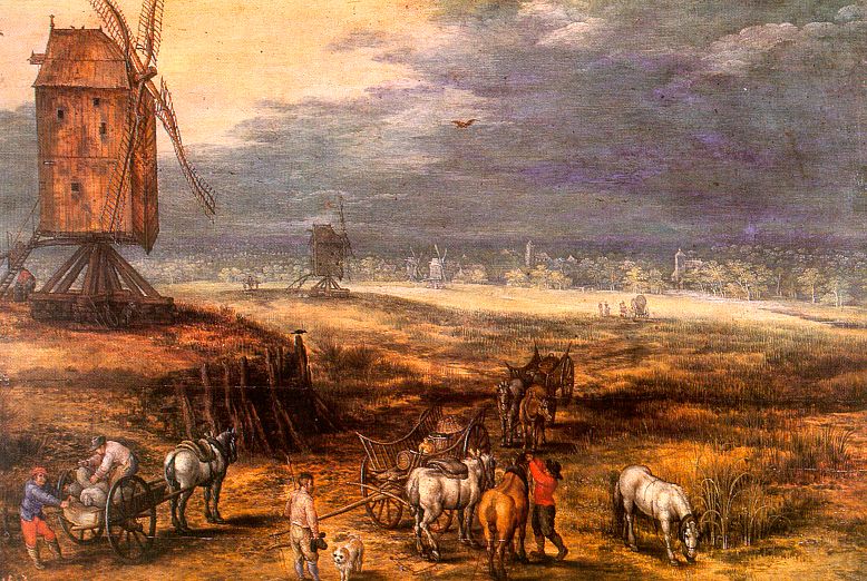 Landscape with Windmills