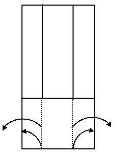 diagram of origami fold