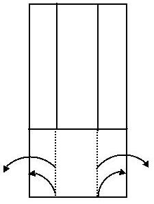 diagram of origami fold